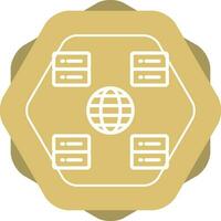 Content Delivery Network Vector Icon