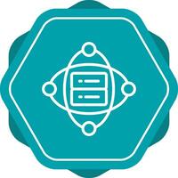Cluster Server Vector Icon