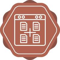 icono de vector de explorador de archivos