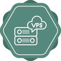 VPS Hosting Vector Icon