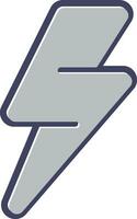 Thunder Vector Icon