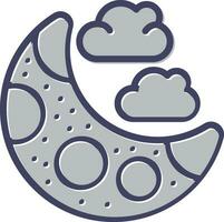 Moon Vector Icon