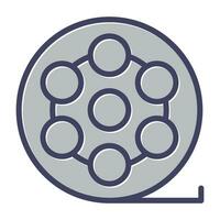 Film Reel Vector Icon