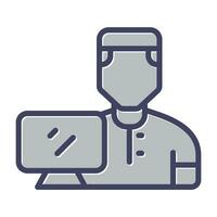 Working Man Vector Icon