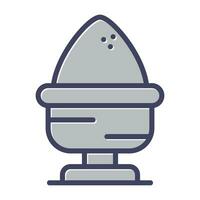 Boiled Egg Vector Icon