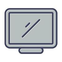 Desktop Computer Vector Icon