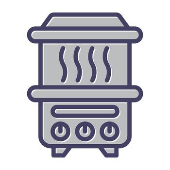 icono de vector de vapor