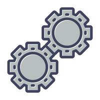 Gears Vector Icon