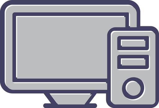 Desktop Vector Icon