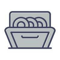 Dishwasher Vector Icon