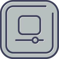 Video Stop Square Vector Icon