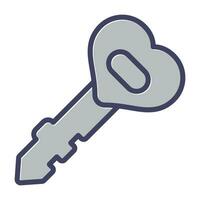 Car Key Vector Icon