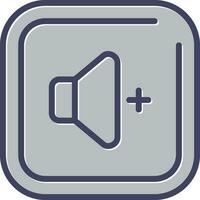 Volume Up Square Vector Icon