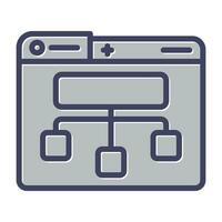Site Map Vector Icon