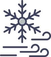 icono de vector de copo de nieve