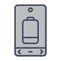 Battery Low Vector Icon