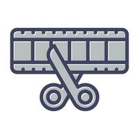 corte vector icono