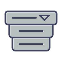 Drop Down Menu Vector Icon