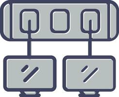 Network Switch Vector Icon