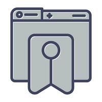 Bookmarked Vector Icon