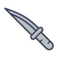 icono de vector de cuchillo