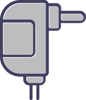 icono de vector de enchufe