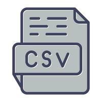 CSV Vector Icon