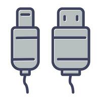 Usb Cable Vector Icon