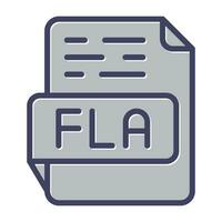 fla vector icono