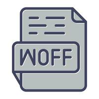 WOFF Vector Icon