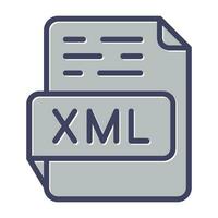 XML Vector Icon