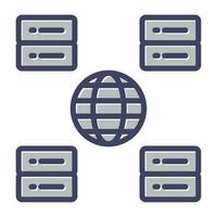 Content Delivery Network Vector Icon