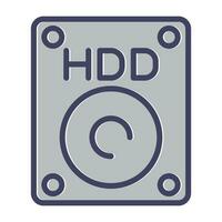 Hdd Vector Icon