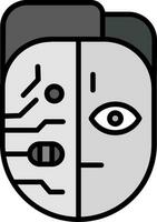 Cyborg Vector Icon