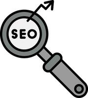 icono de vector de seo