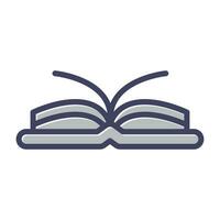 Open Book Vector Icon