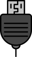 Usb Cable Vector Icon