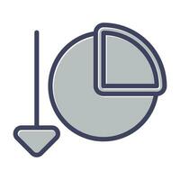 Chart Decreasing Vector Icon