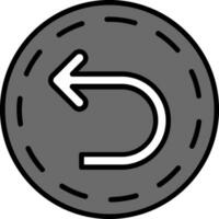 Back Arrow Vector Icon