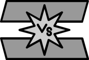 versus icono de vector