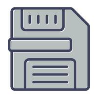 Floppy Disc Vector Icon