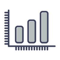 Bar Chart Vector Icon