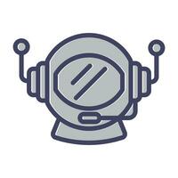 Astronaut Helmet Vector Icon