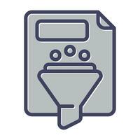 Filtering Vector Icon