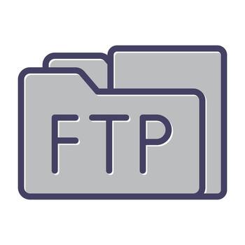 FTP Access Vector Icon