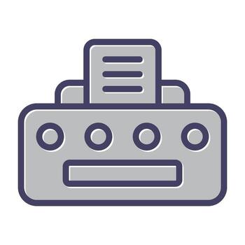 Document Printing Vector Icon