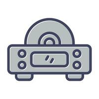 Cd Player Vector Icon