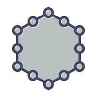 Hexagon Vector Icon