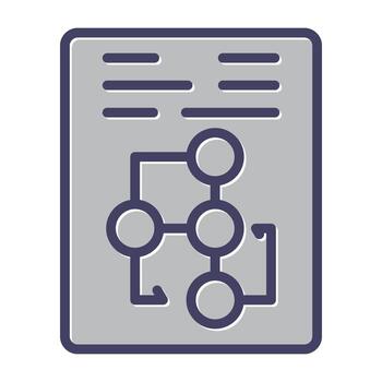 Document Workflow Vector Icon