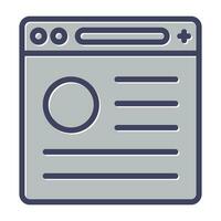 Browser Vector Icon